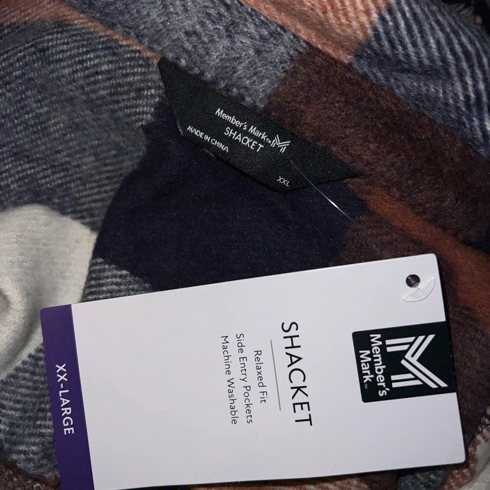 Member's Mark Plaid Shacket - Picture 4 of 4
